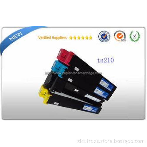 Black Cyan Magenta Yellow Color Laser Toner TN210 For Konic